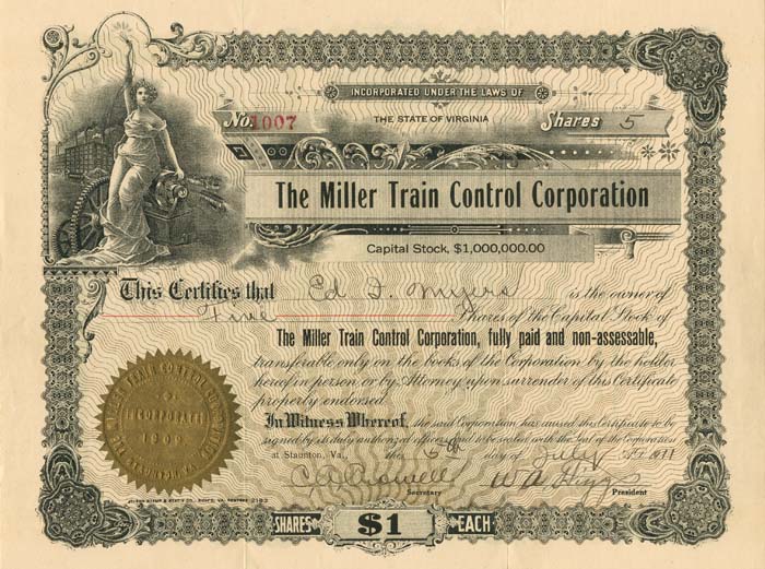 Miller Train Control Corporation